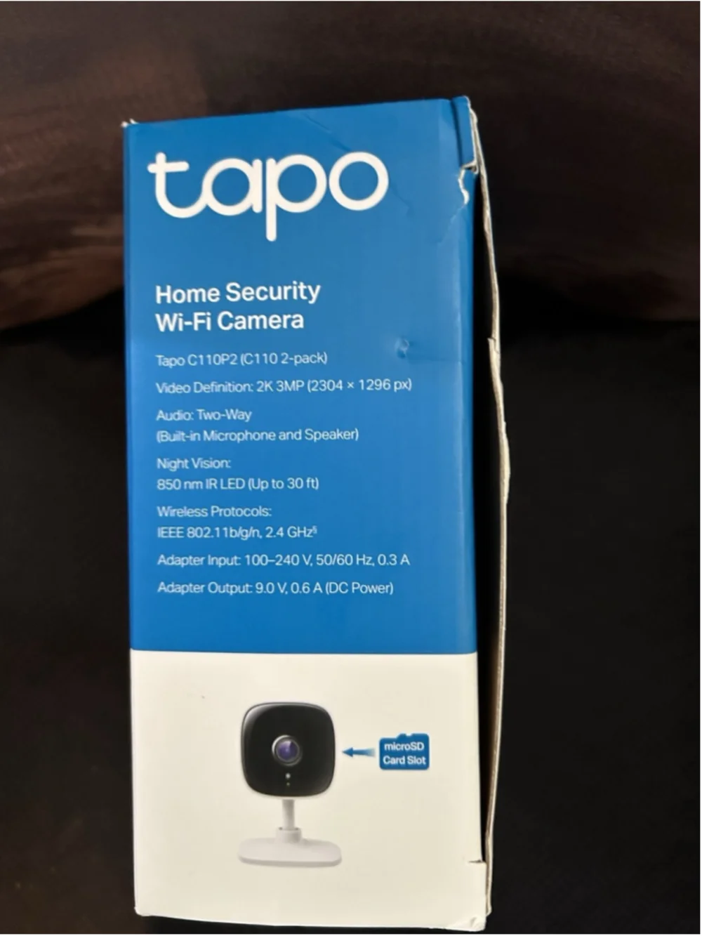 Tapo Home Security Wi Fi Camera 2k Resolution 2 pack Tapo C110 tp-link